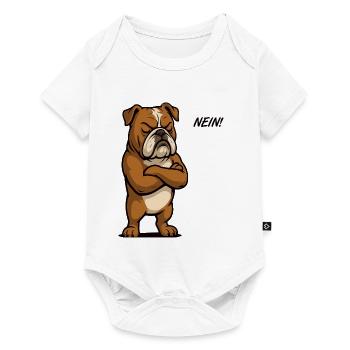 No English Bulldog Bully Bully Owner - Baby Premium short-sleeve bodysuit - white - Front