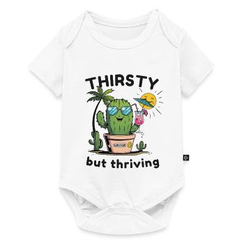 Cactus Vibes – Dry, Cool & Alive - Baby Premium short-sleeve bodysuit - white - Front
