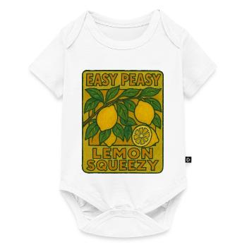 Easy Peasy Lemon Squeezy  - Baby Premium short-sleeve bodysuit - white - Front