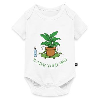 Water your mind - Meditation & innerer Frieden - Body à manches courtes Premium Bébé - blanc - Devant