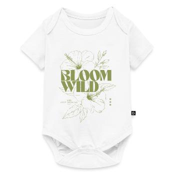 Bloom Wild Botanical Illustration - Baby Premium short-sleeve bodysuit - white - Front