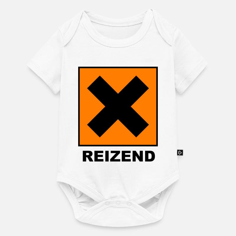 Charmant | Design avec X noir - Body à manches courtes Premium Bébé - blanc