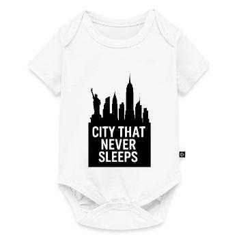 City That Never Sleeps Capital City - Baby Premium short-sleeve bodysuit - white - Front