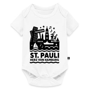 Hambourg St Pauli - Body à manches courtes Premium Bébé - blanc - Devant