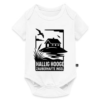 Hallig Hooge nordsee urlaub moin nordisch SH Sylt  - Baby Premium Kurzarmbody - Weiß - Vorne