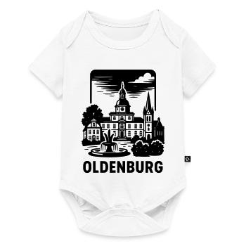 Oldenburg Niedersachsen - Baby Premium Kurzarmbody - Weiß - Vorne