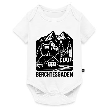 Berchtesgaden Silhouette Landmark - Baby Premium short-sleeve bodysuit - white - Front
