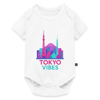 Tokyo Vibes Skyline Silhouette City Japan - Baby Premium short-sleeve bodysuit - white - Front