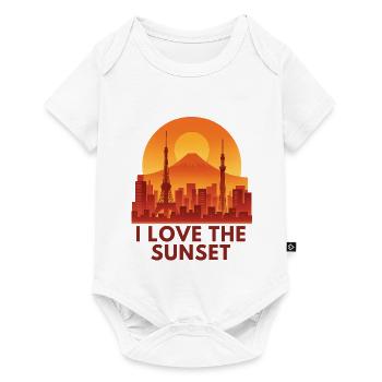 Love the Sunset - Sonnenuntergang - Baby Premium short-sleeve bodysuit - white - Front