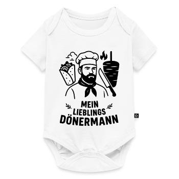 Favorite kebab man - Baby Premium short-sleeve bodysuit - white - Front