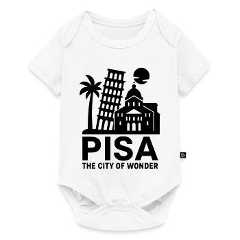 Pisa Italy - Baby Premium short-sleeve bodysuit - white - Front