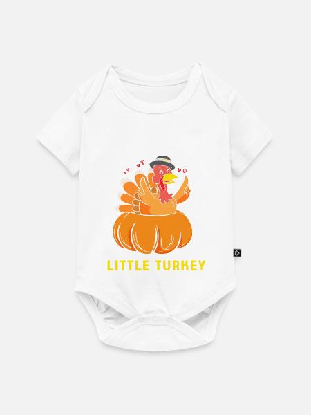 Thanksgiving Mama Mutter Oma Großmutter - Baby Premium Kurzarmbody - Weiß