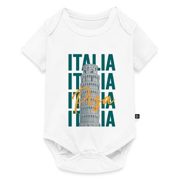 PISA - ITALIE - ITALIE - ITALIEN - TOUR - TURM - Body à manches courtes Premium Bébé - blanc - Devant
