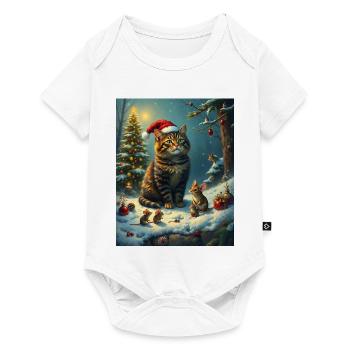 Didimaus - Baby Premium short-sleeve bodysuit - white - Front