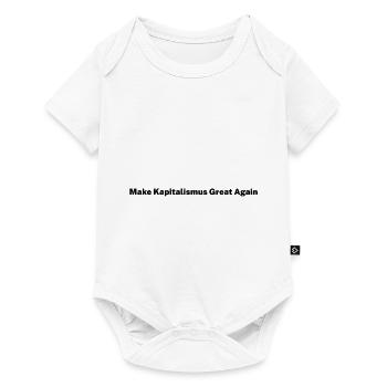 Make Kapitalism Great Again - Baby Premium Kurzarmbody - Weiß - Vorne