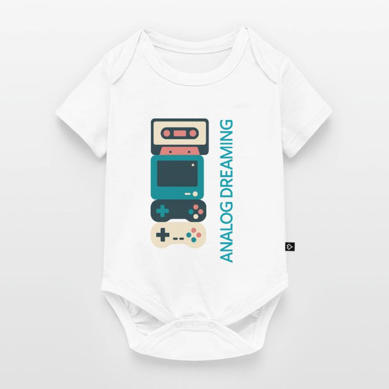 Analog Dreaming Console Stack Baby Premium short-sleeve bodysuit