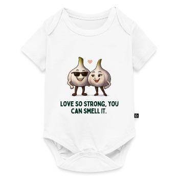 Garlic Lovers Fragrance Love - Baby Premium short-sleeve bodysuit - white - Front