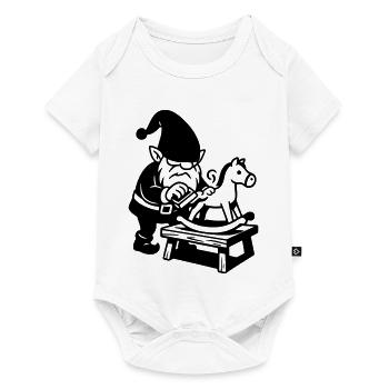 Imp Cheval de Balancement - Body à manches courtes Premium Bébé - blanc - Devant