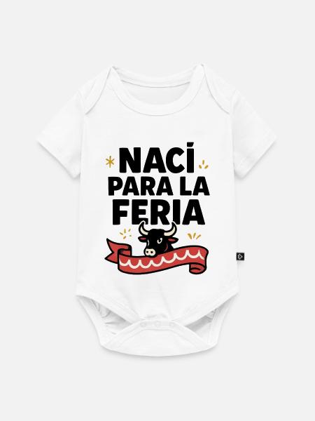 Naci para la feria - Baby Premium Kurzarmbody - Weiß