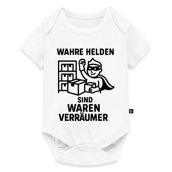 Were Clearers Heroes - Baby Premium short-sleeve bodysuit - white - Front