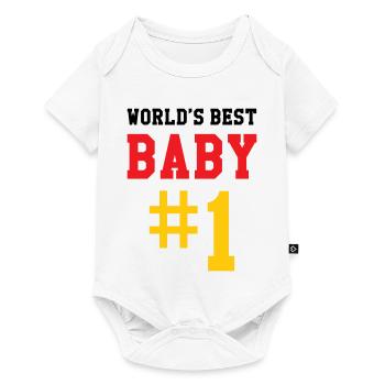 Meilleur bébé - Naissance - Enfant - Body à manches courtes Premium Bébé - blanc - Devant