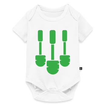 The best toilet brush times three! - Baby Premium short-sleeve bodysuit - white - Front