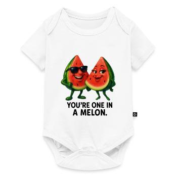 One in a Melon Duo - Baby Premium short-sleeve bodysuit - white - Front