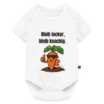 Carrot with style: Loose Crunchy - Baby Premium short-sleeve bodysuit - white - Front