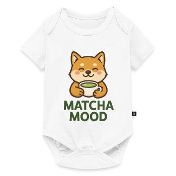 Shiba Matcha Mood - Baby Premium short-sleeve bodysuit - white - Front