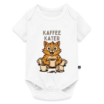 Dessin animé Café contre la gueule de bois - Body à manches courtes Premium Bébé - blanc - Devant