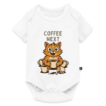 CoffeeKitten CoffeeNext - Baby Premium short-sleeve bodysuit - white - Front