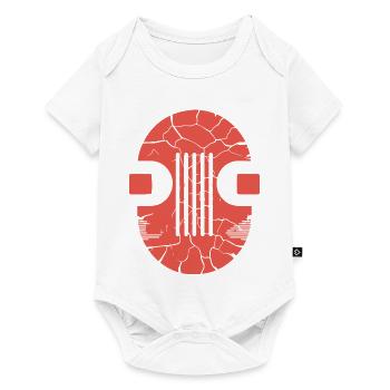 Cracked Orb Glyph - Baby Premium short-sleeve bodysuit - white - Front