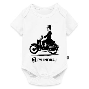 2 CYLINDRAJ - black - - Baby Premium Kurzarmbody - Weiß - Vorne