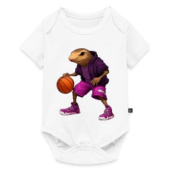 Basketball Moles - Baby Premium short-sleeve bodysuit - white - Front