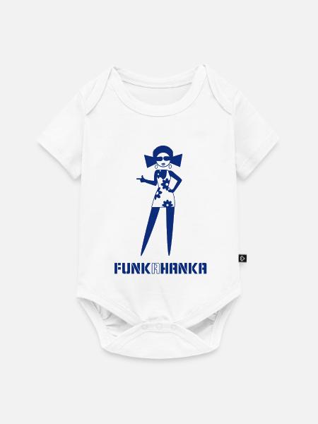 FUNK A HANKA - Baby Premium Kurzarmbody - Weiß