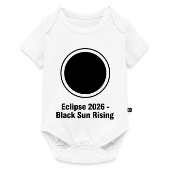 Eclipse 2026 Black Sun Rising - Baby Premium Kurzarmbody - Weiß - Vorne