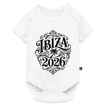 Ibiza 2026 Palm Tree - Baby Premium short-sleeve bodysuit - white - Front