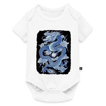 Chinesischer Drache - Baby Premium Kurzarmbody - Weiß - Vorne