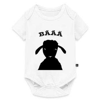 Schaf - Baby Premium Kurzarmbody - Weiß - Vorne