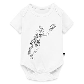 Idée cadeau pour un tennis avec tennis - Body à manches courtes Premium Bébé - blanc - Devant