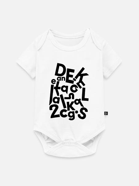 Dear Future Self Typography - Baby Premium Kurzarmbody - Weiß