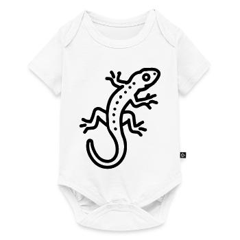 lizard - Baby Premium short-sleeve bodysuit - white - Front