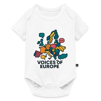 Voices of Europe – Colour map of Europe - Baby Premium short-sleeve bodysuit - white - Front