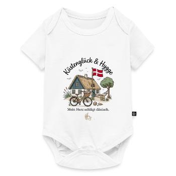 Dänisches Landleben - Baby Premium Kurzarmbody - Weiß - Vorne