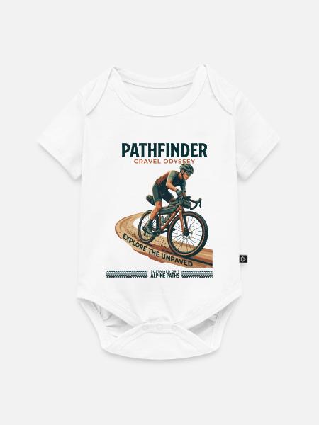 Pathfinder Gravel Odyssee - Baby Premium Kurzarmbody - Weiß