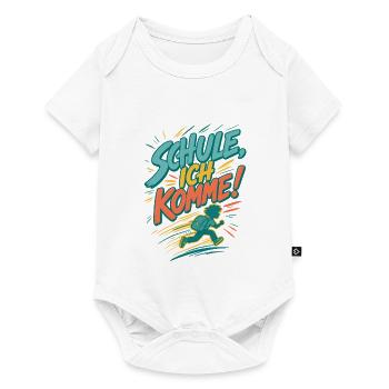 L’école, je reviens à l’école 2026 - Body à manches courtes Premium Bébé - blanc - Devant