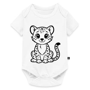 Guépard - Body à manches courtes Premium Bébé - blanc - Devant