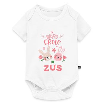 "I'm Going to Be a Big Sister" Pregnancy Announcement - Baby Premium short-sleeve bodysuit - white - Front