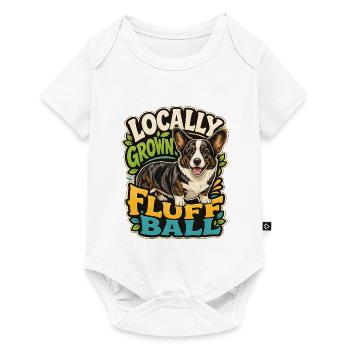 Cardiganwelshcorgi - Baby Premium Kurzarmbody - Weiß - Vorne