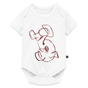 Favourite number 3 Three 3 - Baby Premium short-sleeve bodysuit - white - Front